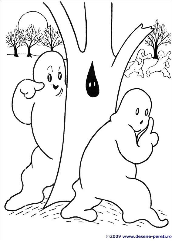 halloween desene colorat